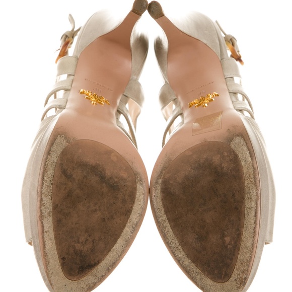 PRADA CALZATURE DONNA SANDALS SIZE 39/8.5M - Picture 6 of 6